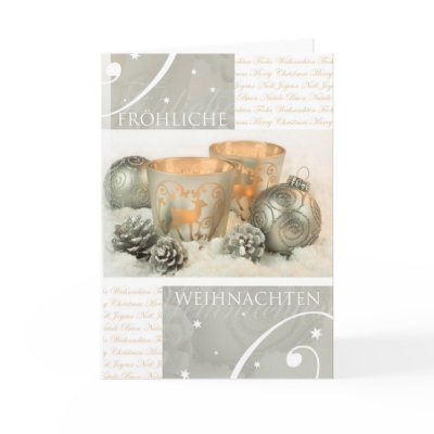 Christmas still life in the snow greeting cards by Twilight_Photography