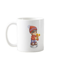 Christmas Stocking Boy mugs