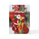 Christmas Stocking Card by BuddhanGreetingCards Christmas Stocking Card