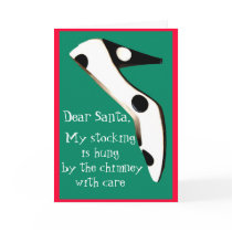 Christmas stocking card by Rebecca_Reeder Christmas stocking card