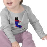 Christmas Stocking Cat, first Christmas shirts t-shirts