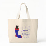 Christmas Stocking Cat, Meowy Christmas bags