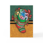 Christmas Stocking Greeting Card