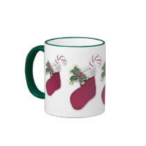 Christmas Stocking Mug by CapturingCreations Christmas Stocking Mug