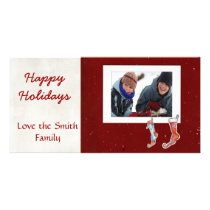 Christmas stocking  Photocard photo cards