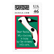 Christmas stocking stamp by Rebecca_Reeder Christmas stocking stamp