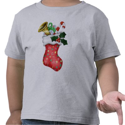 Christmas Stocking T Shirts by Spice
