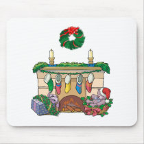 Christmas Stockings mousepads by bonfirechristmas Christmas Stockings mousepads