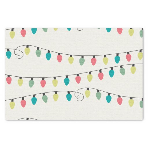 christmas string of lights pattern tissue paper zazzle christmas string of lights pattern tissue paper zazzle