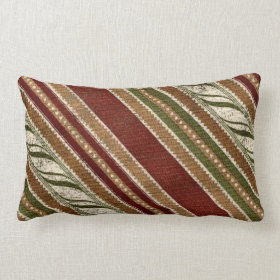 Christmas Stripe Pattern Pillow