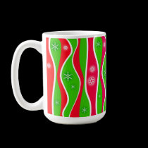 CHRISTMAS STRIPES HOLIDAY MUGS mugs