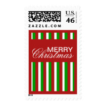 Christmas Stripes red Stamp