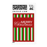 Christmas Stripes red Stamp
