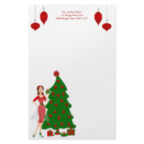 Christmas Style stationery by trennea Christmas Style stationery