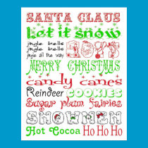 Christmas Subway Art Children posters
