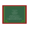 Christmas Sugar Cookie Recipe Postcard