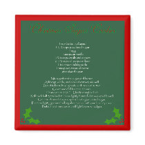 Christmas Sugar Cookies Recipe Magnet