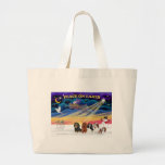 Christmas Sunrise - Cavalier Kings Charles (five) Tote Bags
