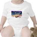 Christmas Sunrise - Cavalier Kings Charles (five) t-shirts by dogartchristmasgifts Christmas Sunrise - Cavalier Kings Charles (five) t-shirts