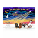 Christmas Sunrise - Cavalier Kings Charles (five) t-shirts