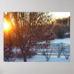 christmas sunset 2 print