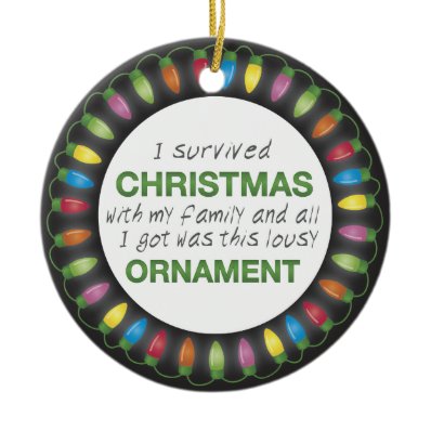 Christmas Survival Ornament