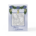 Christmas Swag Greeting Card by AJsGraphics Christmas Swag Greeting Card