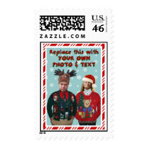 Christmas Sweater-ized Holiday Postage