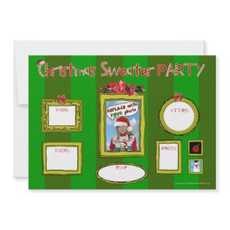 Christmas Sweater Party Invitation_template1 invitation