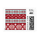 Christmas Sweater - Red & Light Blue stamps