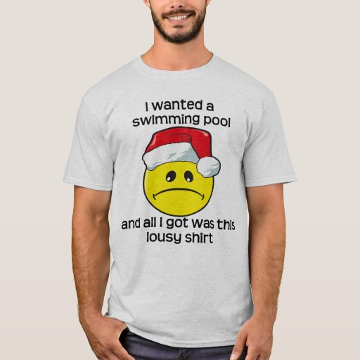 t shirt in swimming pool