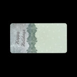 Christmas Swirl  Address Labels -
