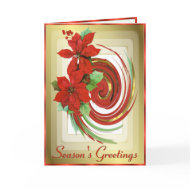 Christmas Swirl card