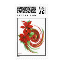 Christmas Swirl postage