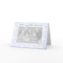 Christmas Swirly Design Blue cards by samack Christmas Swirly Design Blue cards