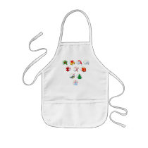 Christmas Symbols aprons