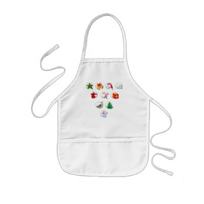 Christmas Symbols Aprons by Lidusik