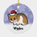 Christmas Syrian Hamster Christmas Ornaments