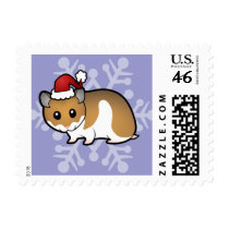 Christmas Syrian Hamster Postage