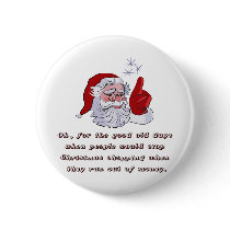 Christmas T-shirts and Gifts with Santa Claus buttons by christmas_holidays Christmas T-shirts and Gifts with Santa Claus buttons