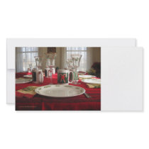 Christmas Table Photocard Photo Cards