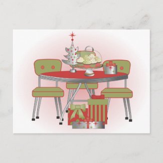 Christmas Table postcard