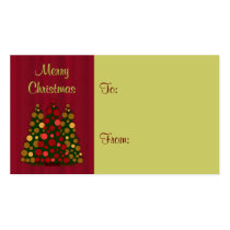 Christmas Tags business cards