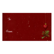Christmas Tags business cards by clean_world Christmas Tags business cards