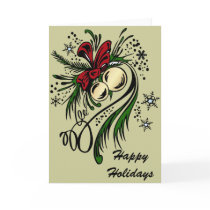 Christmas Tattoo card by holiday_tshirts Christmas Tattoo card