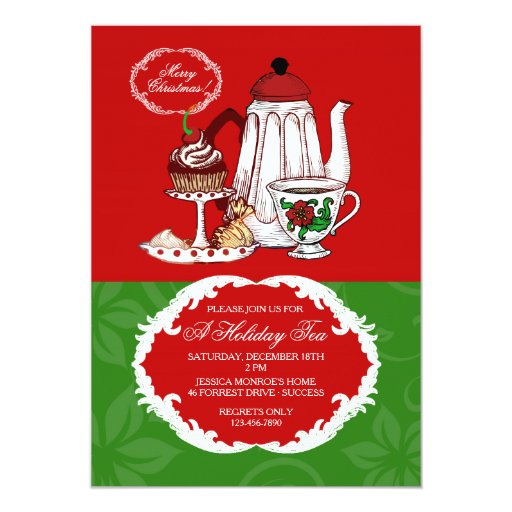 139 christmas tea invitations christmas tea 139 christmas tea invitations christmas tea