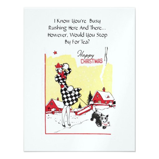 christmas tea party invitation 4 25 quot x 5 5 quot invitation christmas tea party invitation 4 25 quot x 5 5 quot invitation