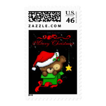 Christmas Teddy Bear Box Stamp