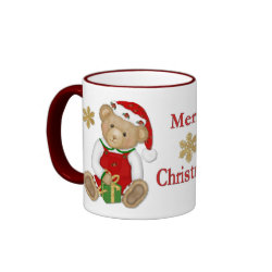 Christmas Teddy Bear - Boy mug