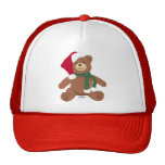 Christmas Teddy Bear Mesh Hats